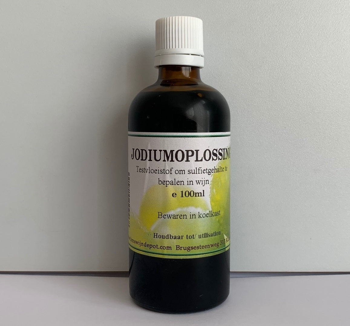 Solution d'iode 100 ml pour mesurer les sulfites libres dans le vin