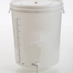 Seau de brassage seau de fermentation avec couvercle 30L gradué avec robinet