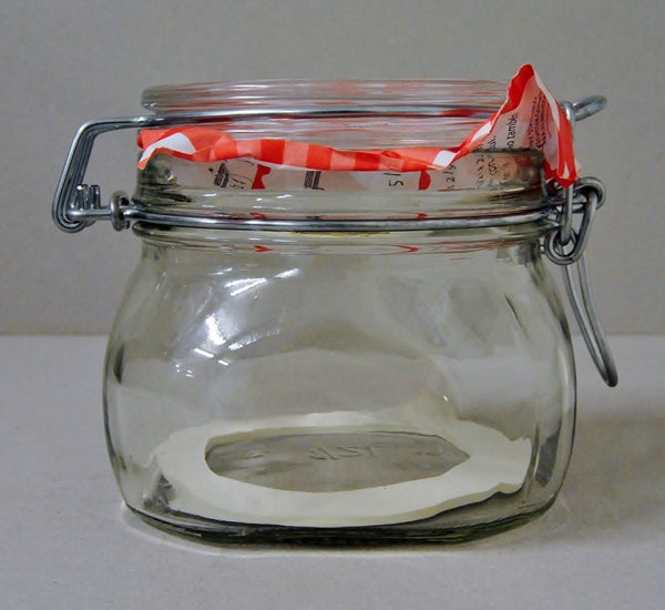 Bocal de conservation avec fermeture à clip 0,5 litre