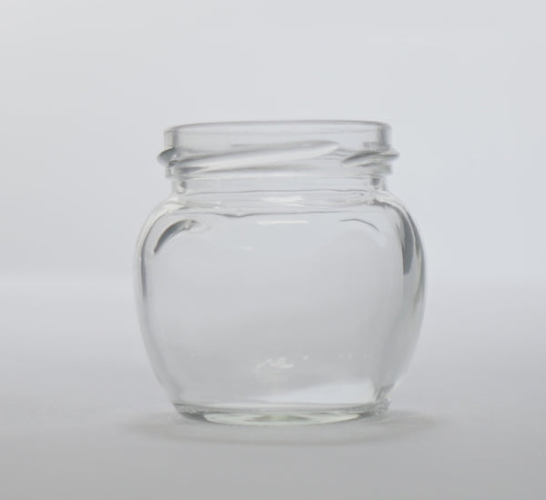 Pot en verre 106 ml boule avec oreilles (choisir la quantité)