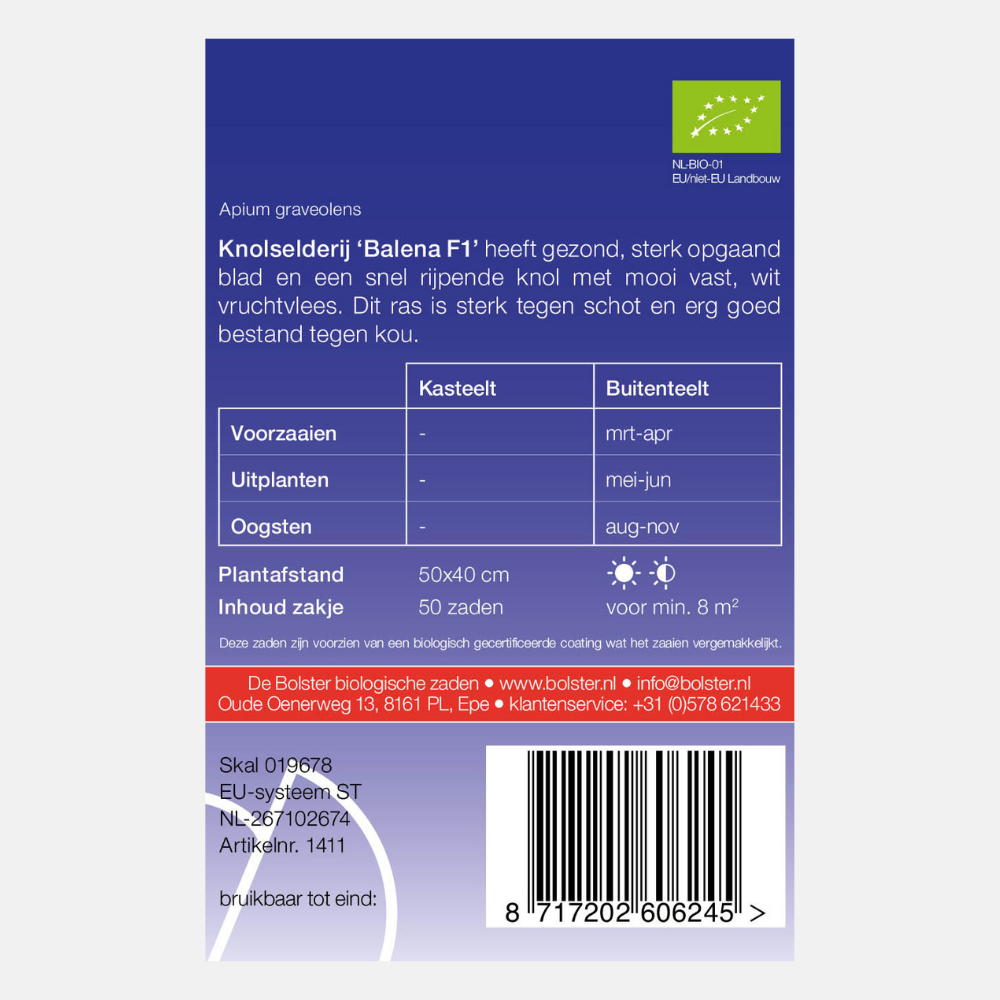 Celeriac 'Balena F1' BIO