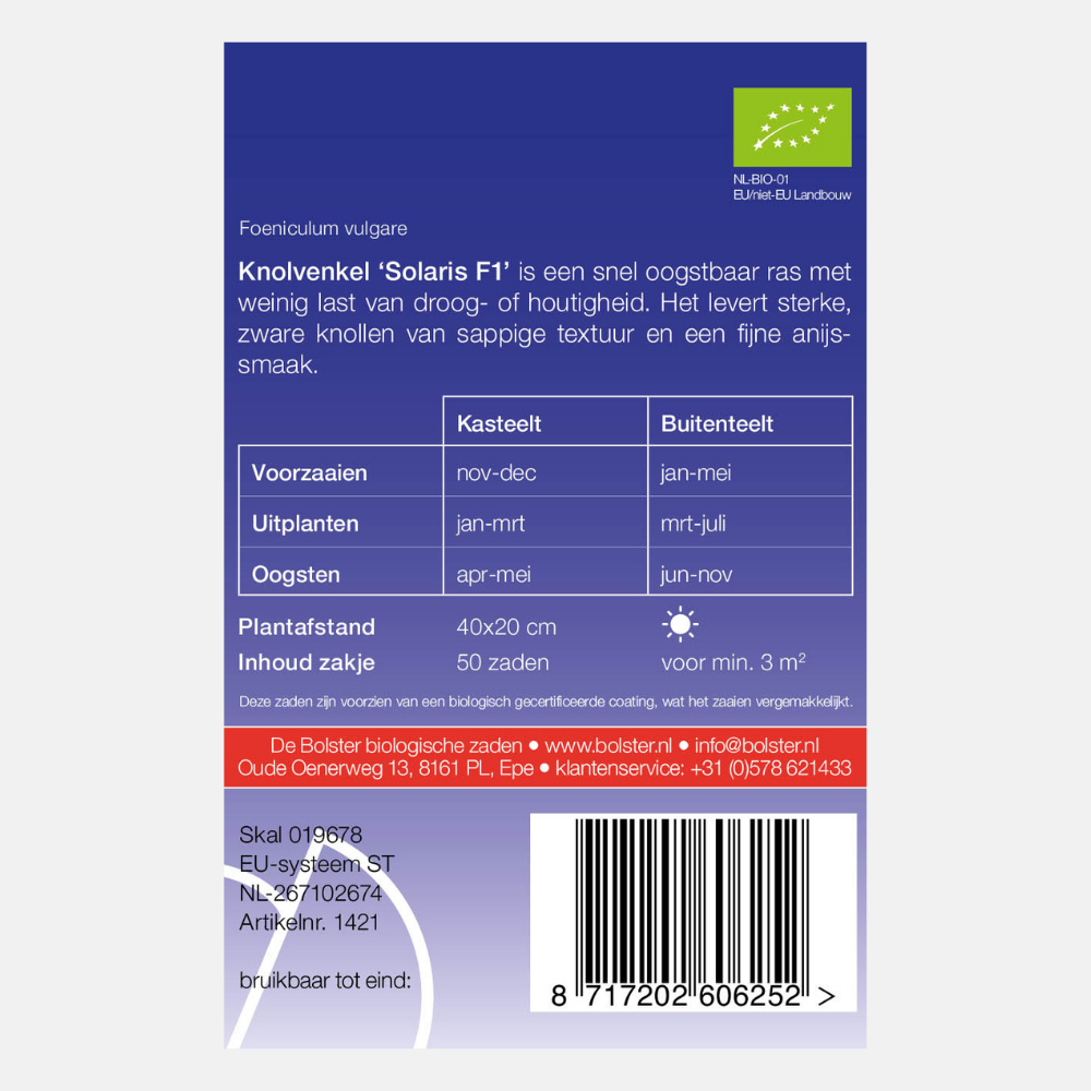 Fennel 'Solaris F1' BIO