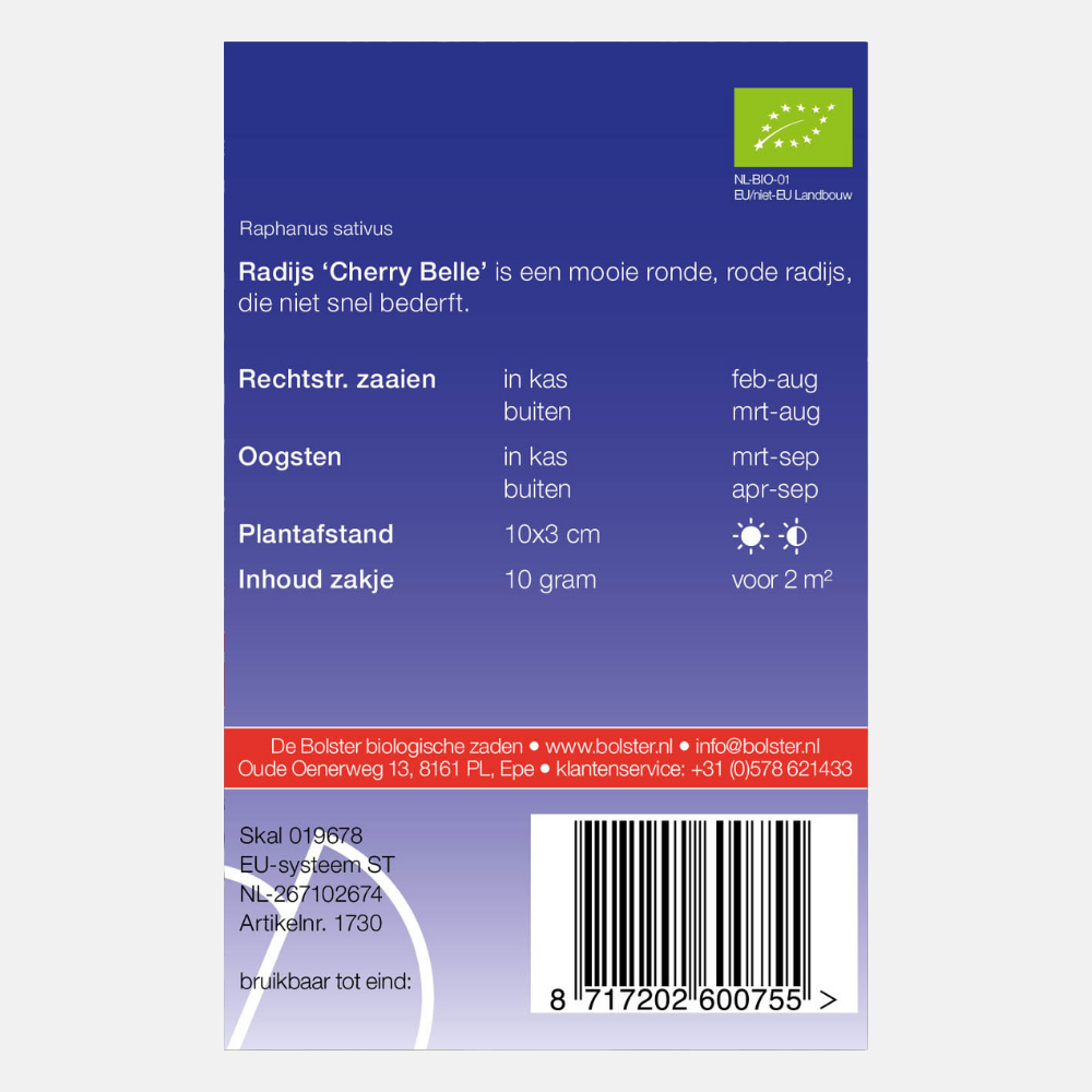 Radis 'Cherry Belle' BIO