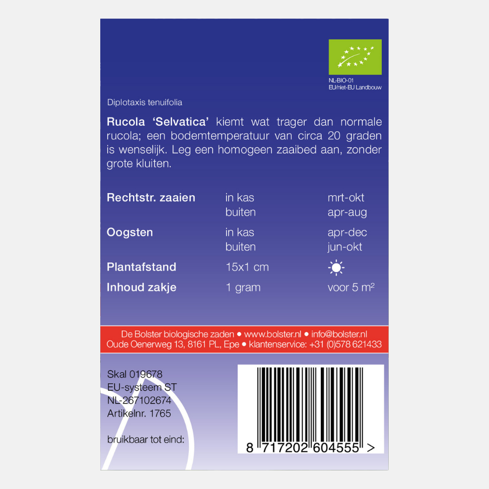 Arugula 'Selvatica' BIO