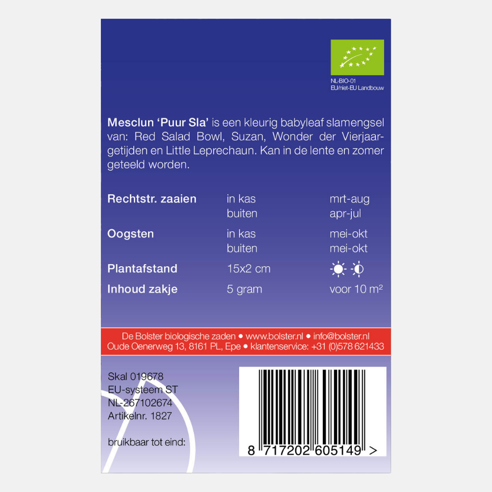 Mesclun 'Pure Laitue' BIO