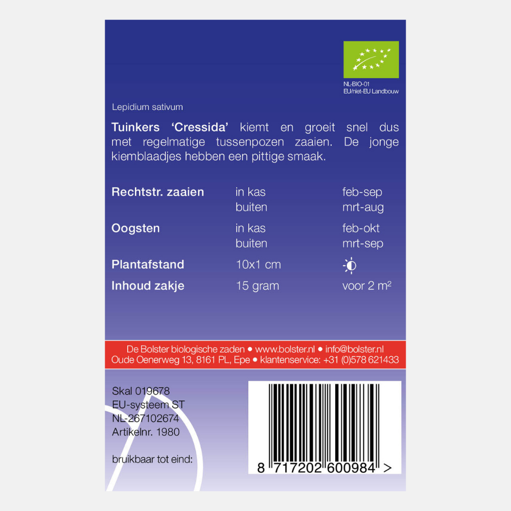 Garden cress 'Cressida' BIO