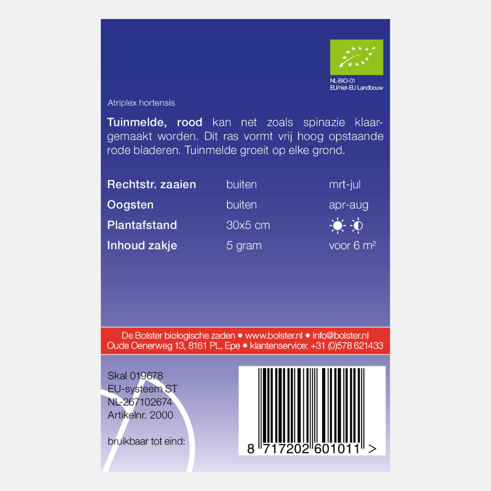 Garden orache - red BIO