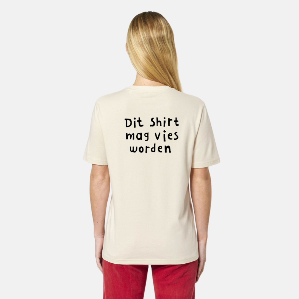 T-shirt - Dit shirt mag vies worden (kies kleur)