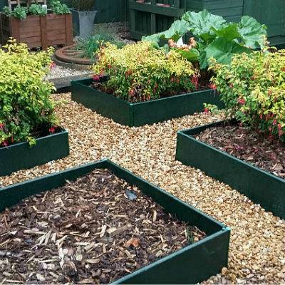 Moestuinbak 25 cm hoog - 1 meter breed (kies lengte) - Plukkers.com
