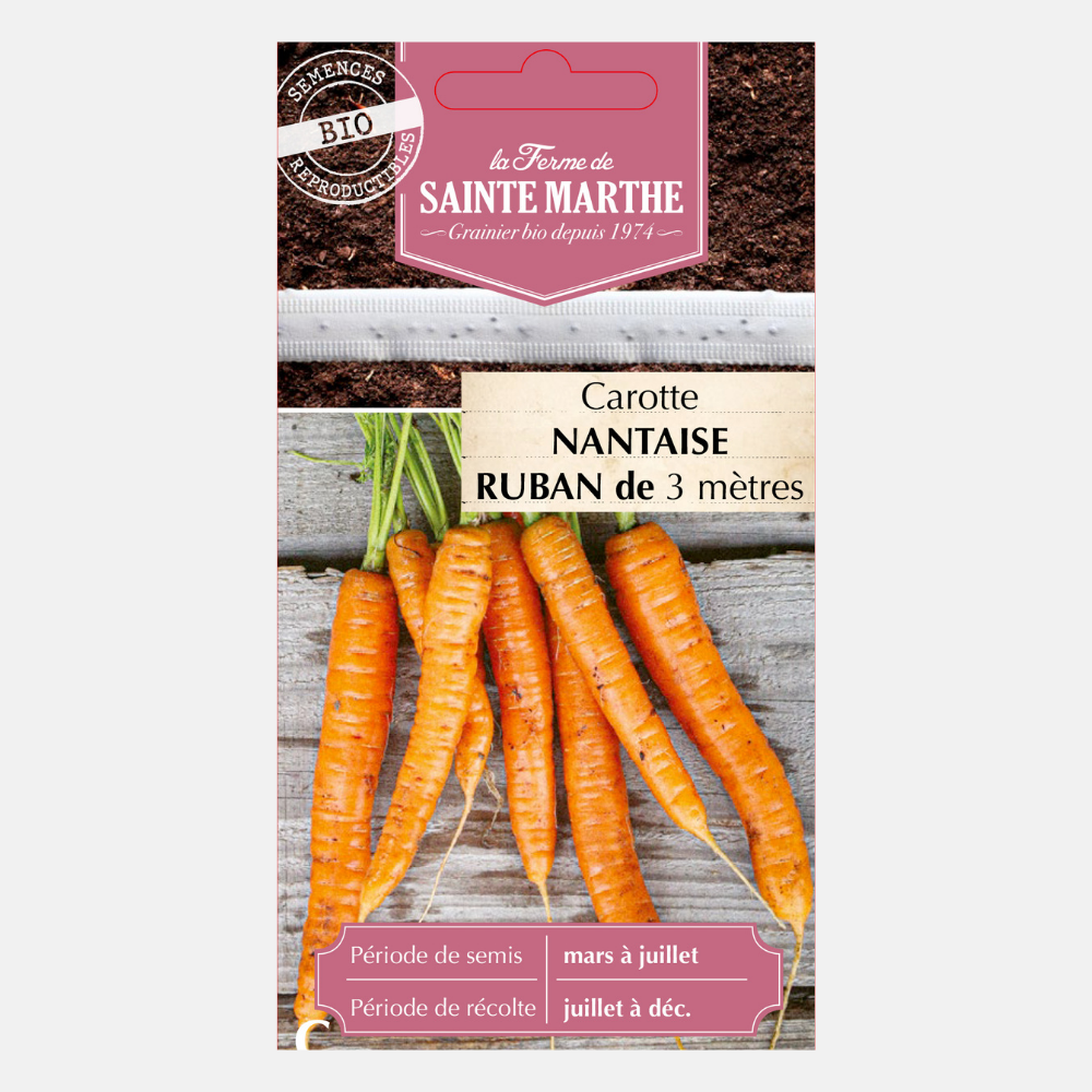 Zaailint wortel 'Nantes' BIO