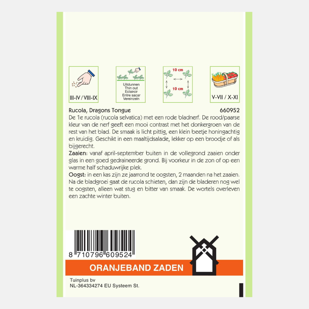 Roquette sauvage 'Dragons Tonque'