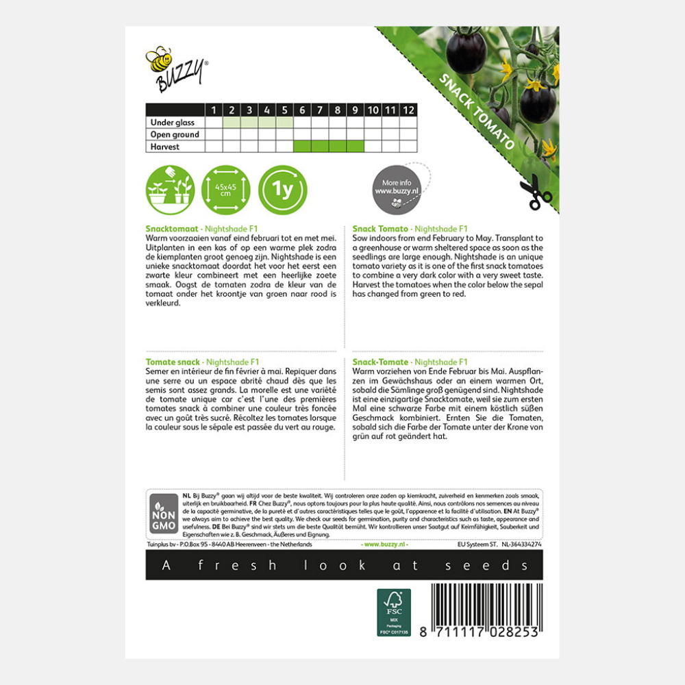 Tomate snack 'Nightshade' F1