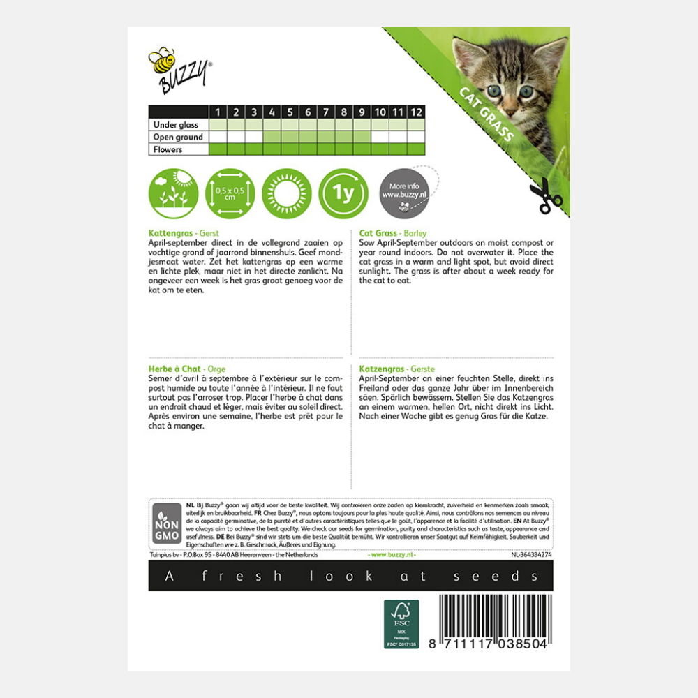 Kattengras/Gerst