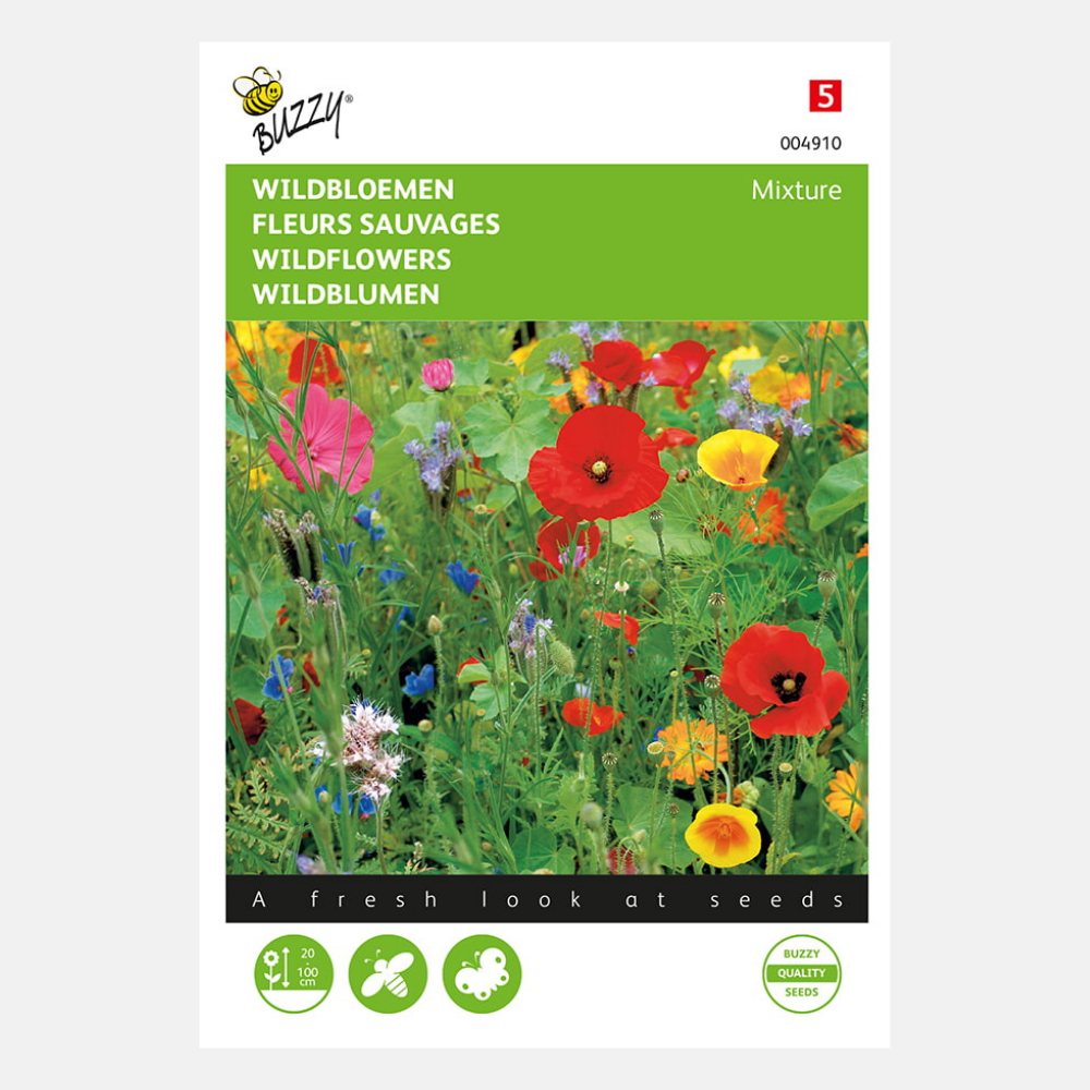 Fleurs sauvages 'Papillons et insectes' - mixte