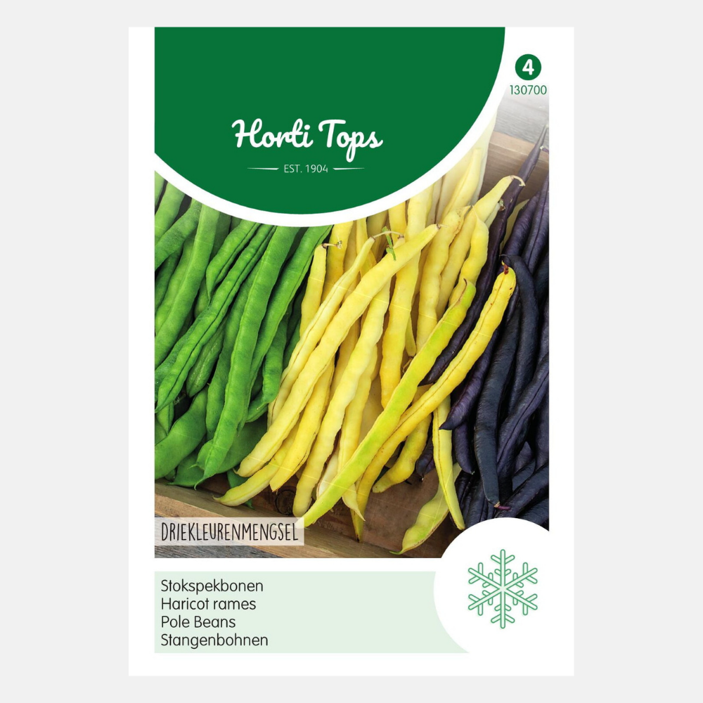 Haricots bacon bâtonnets - mélange de 3 couleurs