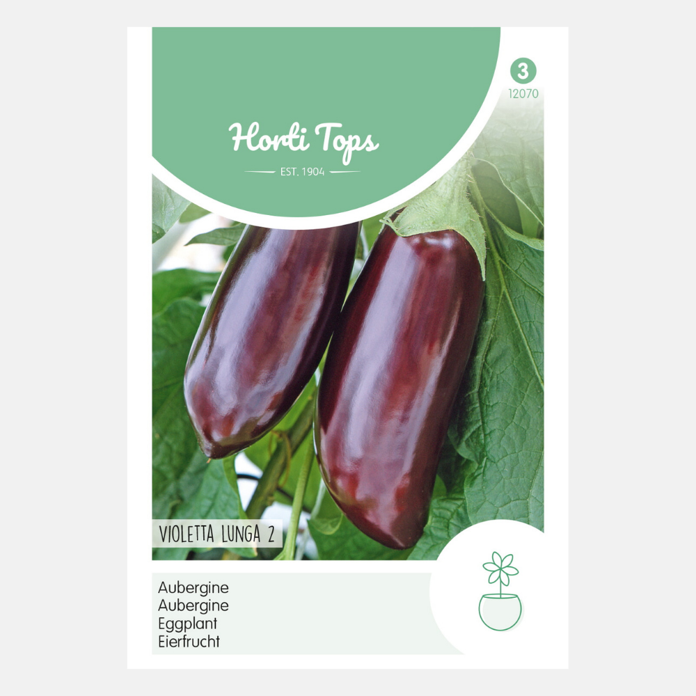 Aubergine Longue Violette - contenu: 2 grammes