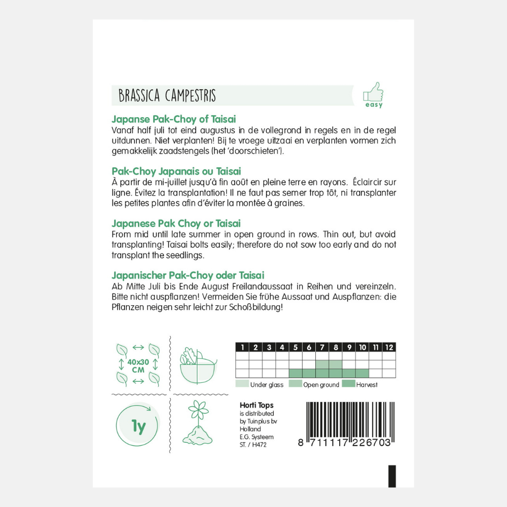 Paksoi « Pak-Choy »