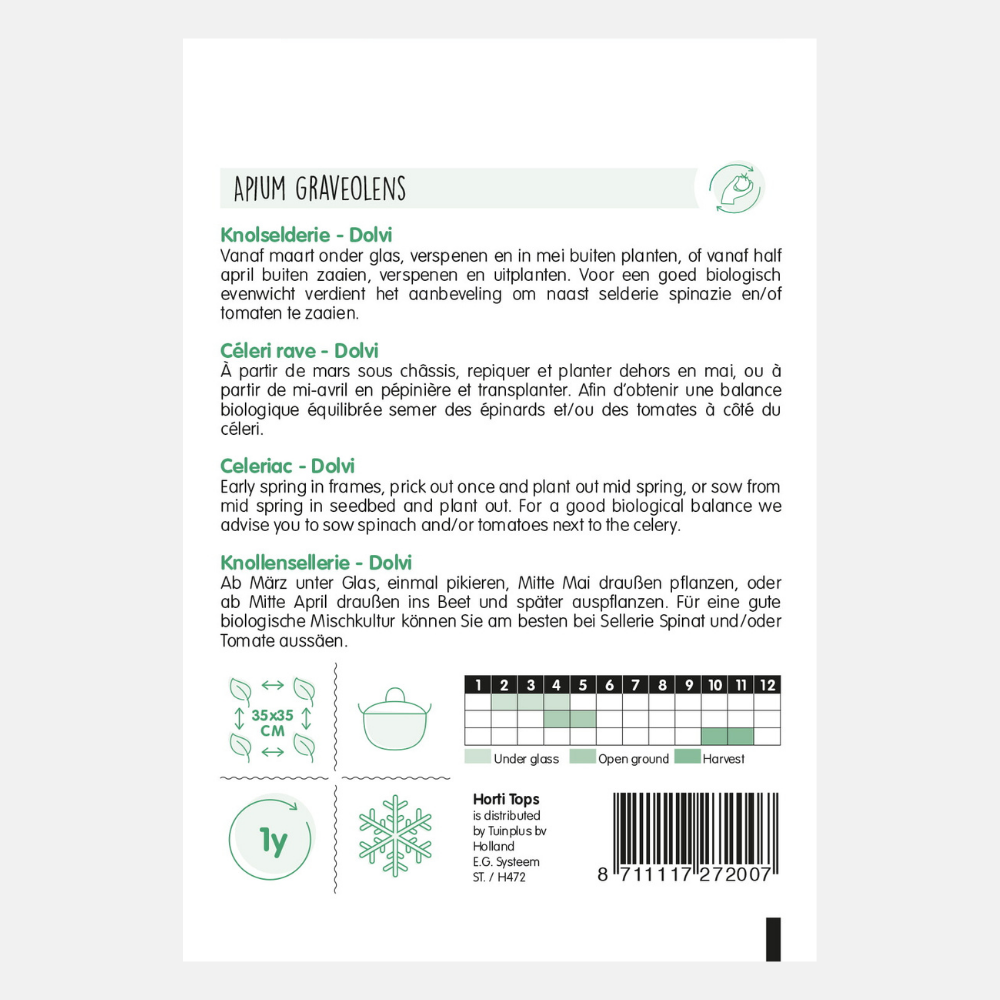 Céleri-rave 'Dolvi'/'Prager Reuzen'