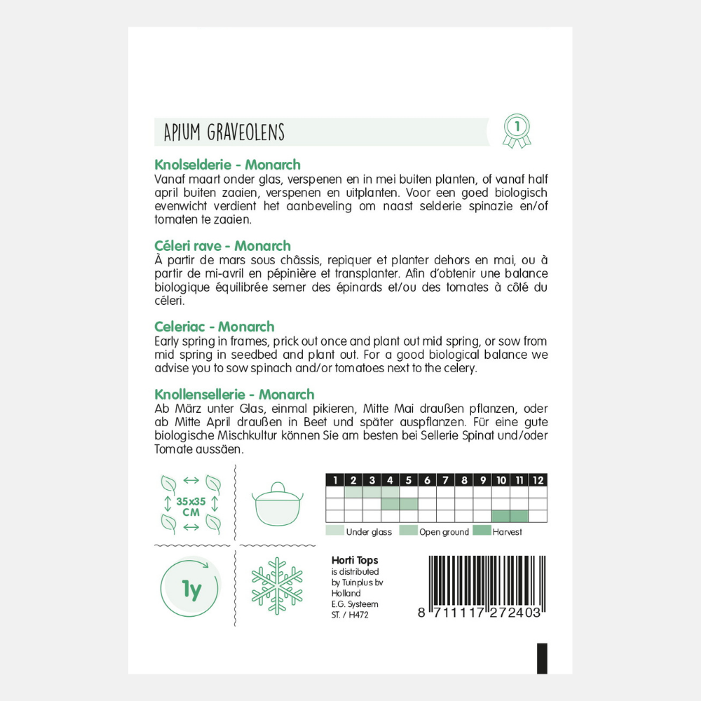 Céleri-rave 'Monarch'