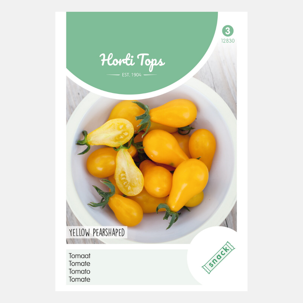 Cherry tomatoes 'Yellow Pearshaped'