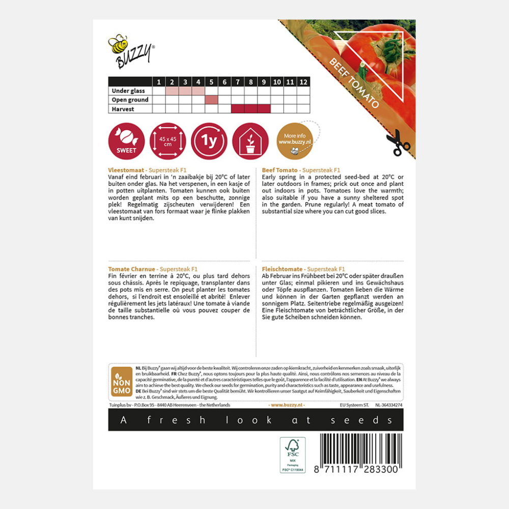 Tomate 'Pomodori Bistecca' F1