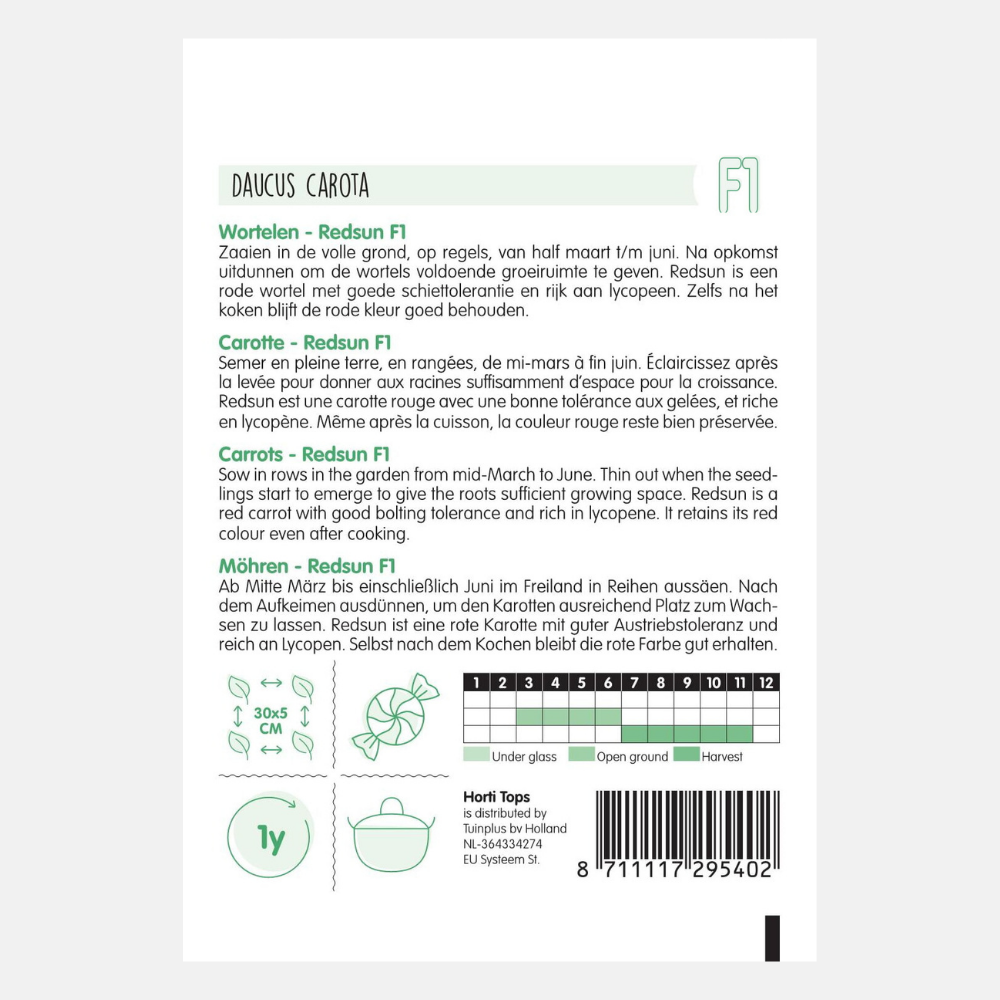 Wortelen 'Redsun' F1