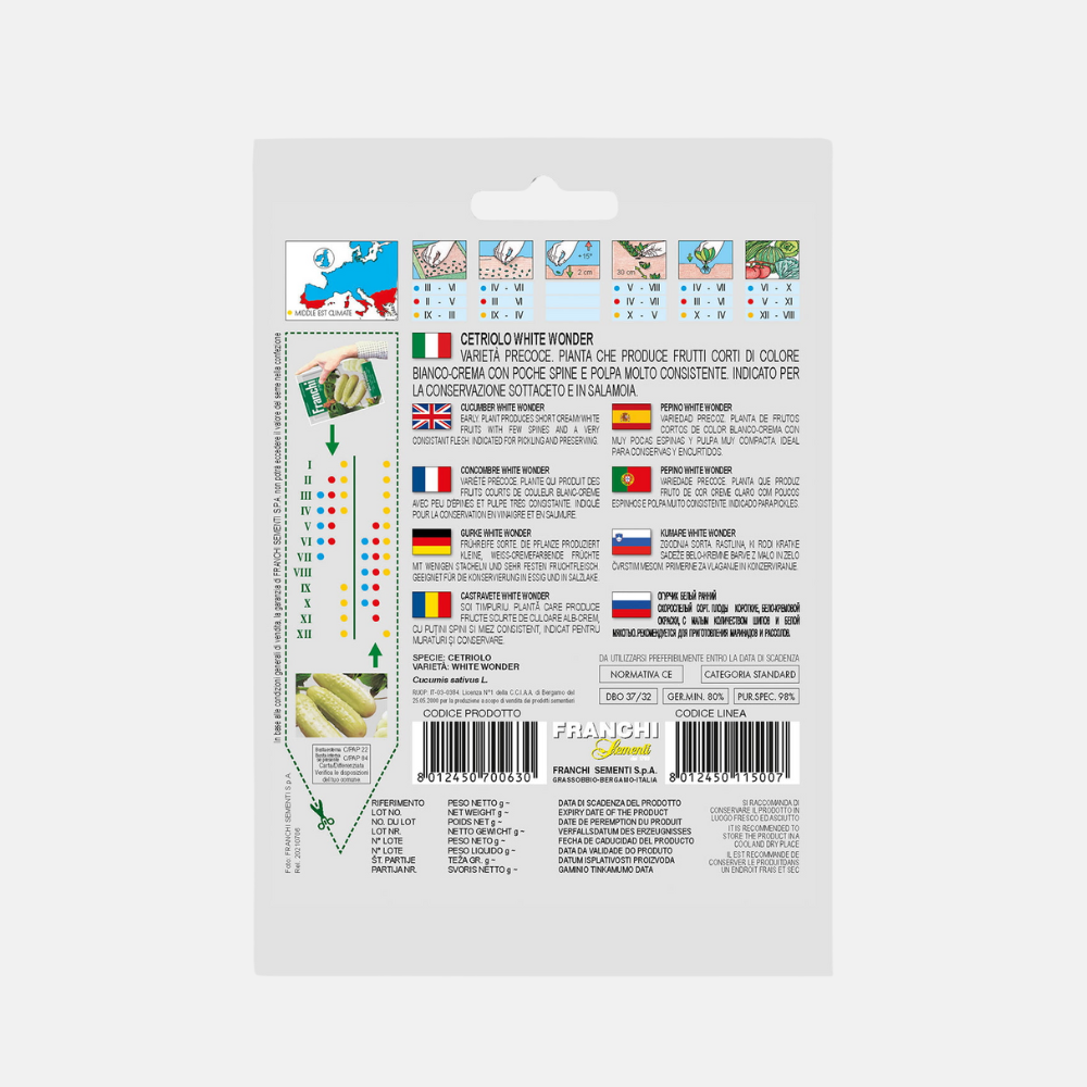 Cucumber 'White Wonder'