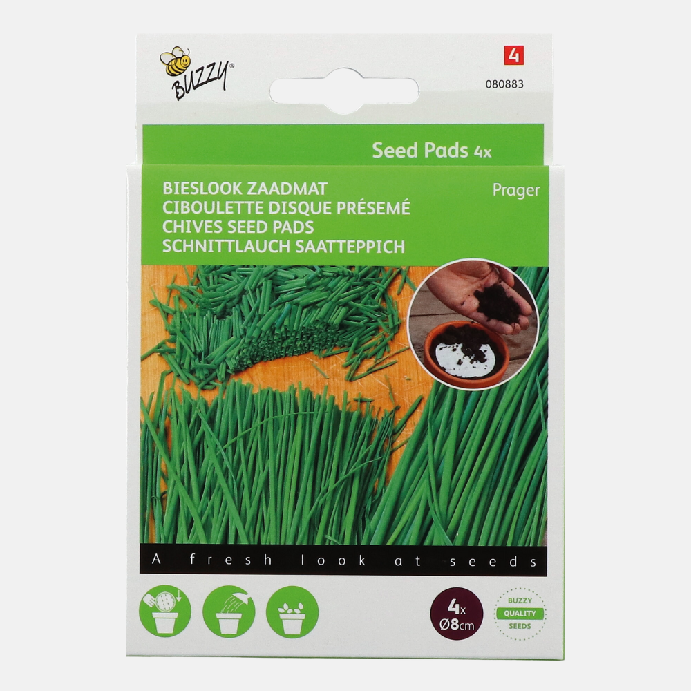 Seed pads Chives 'Prager' 4x 8cm