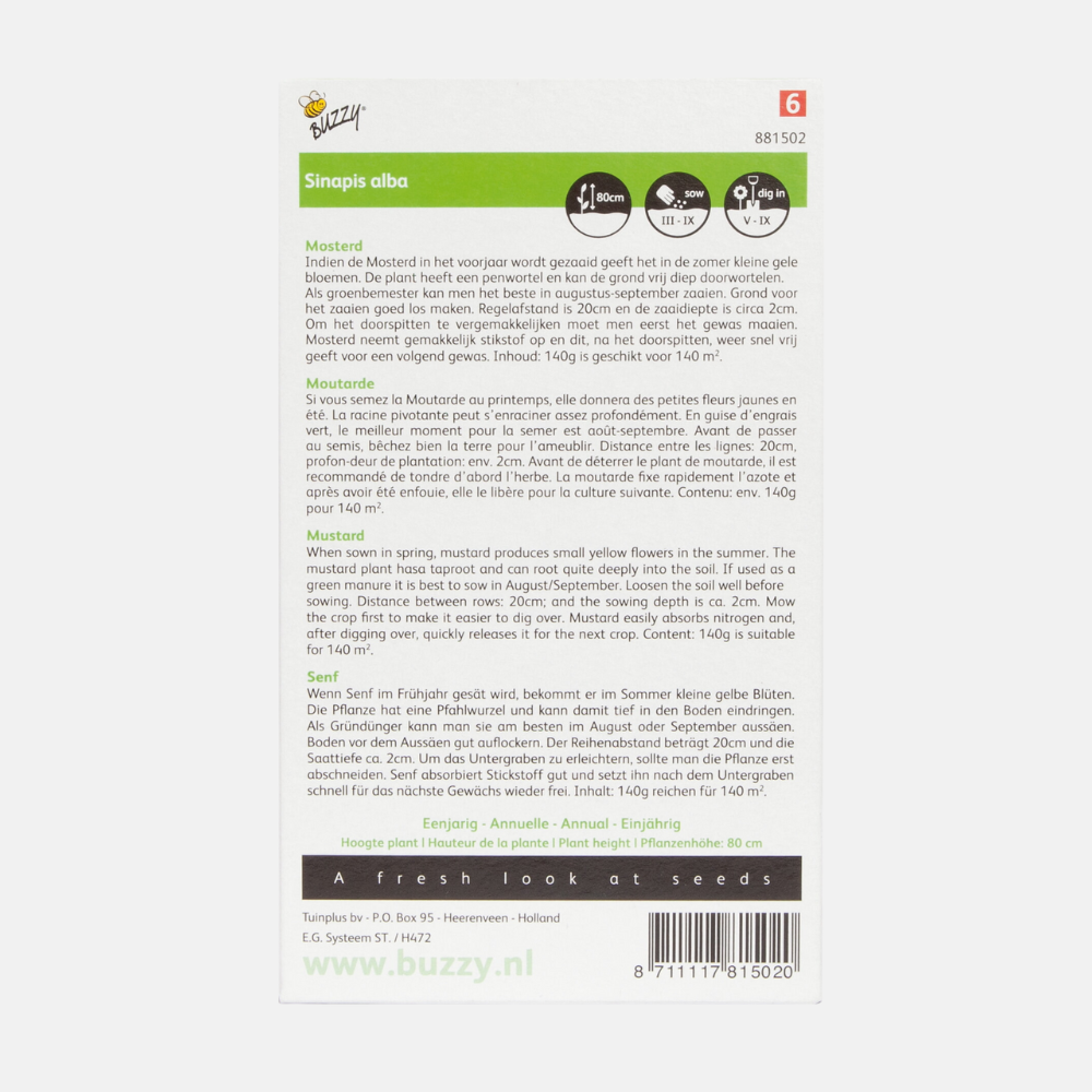 Yellow Mustard - green manure