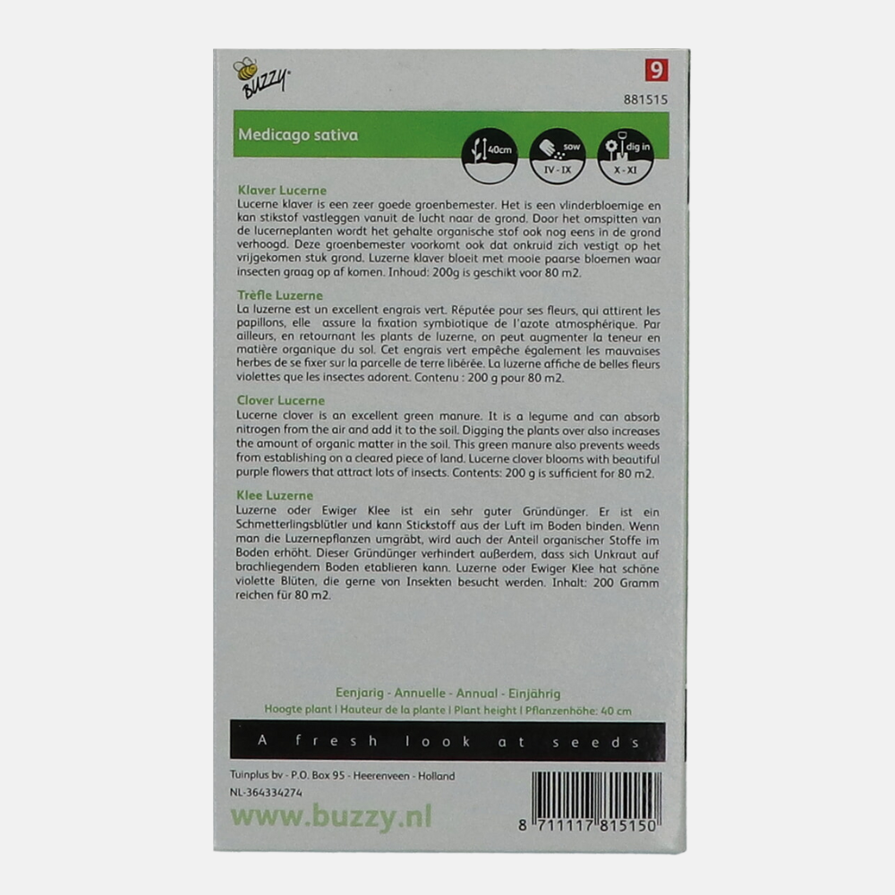 Lucerne - Green manure