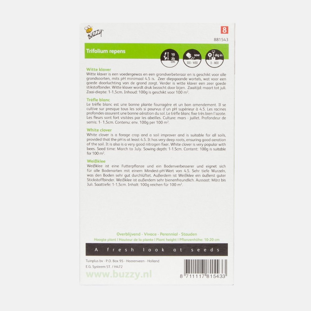 Trèfle blanc – Engrais vert