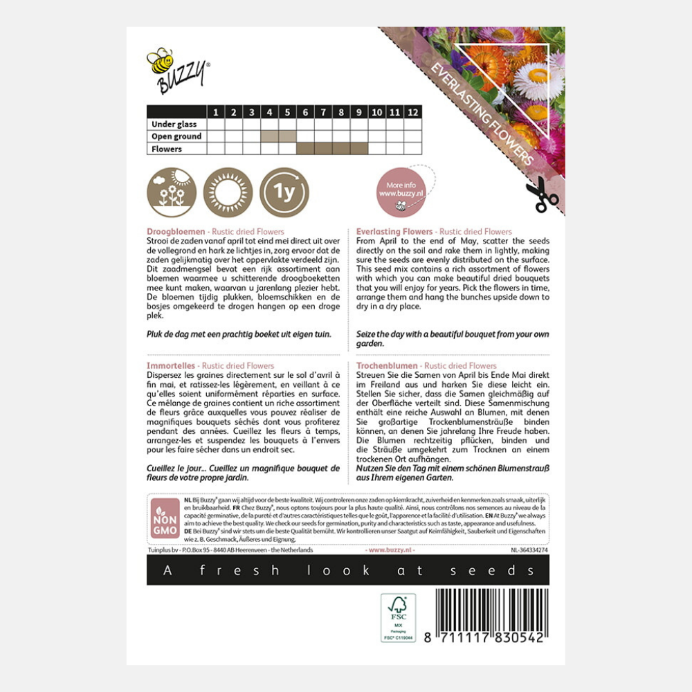 Bouquets colorés « Fleurs séchées rustiques »