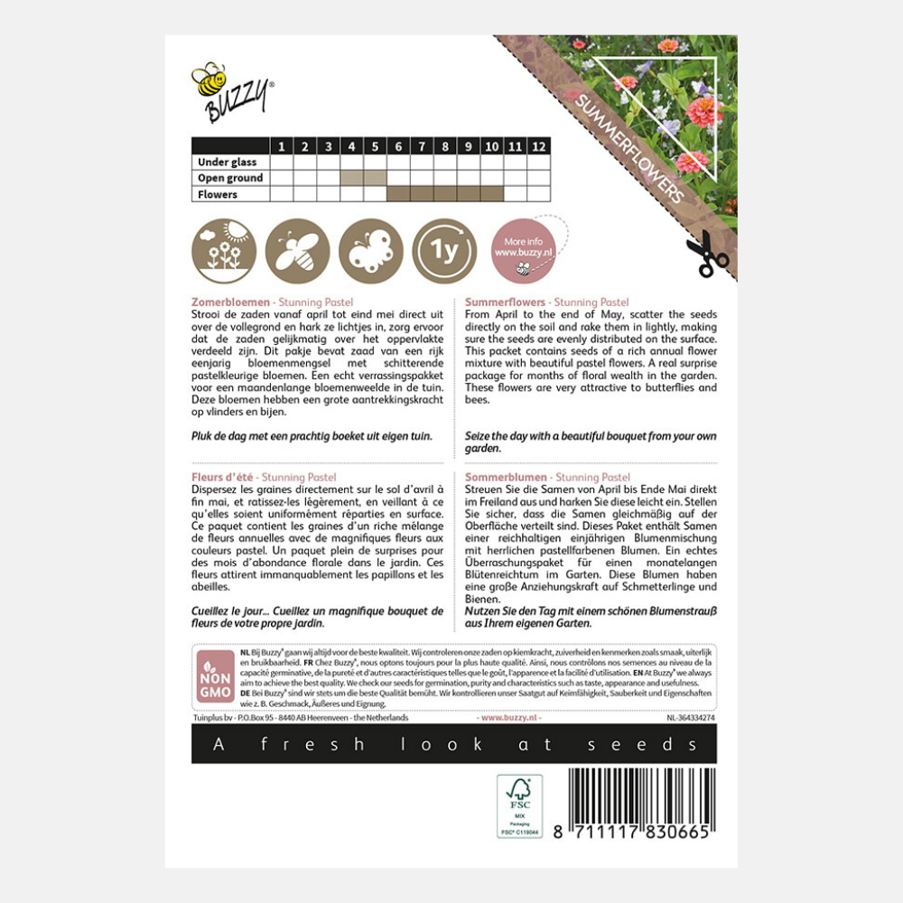 Bouquets colorés « Superbe pastel » - mixte