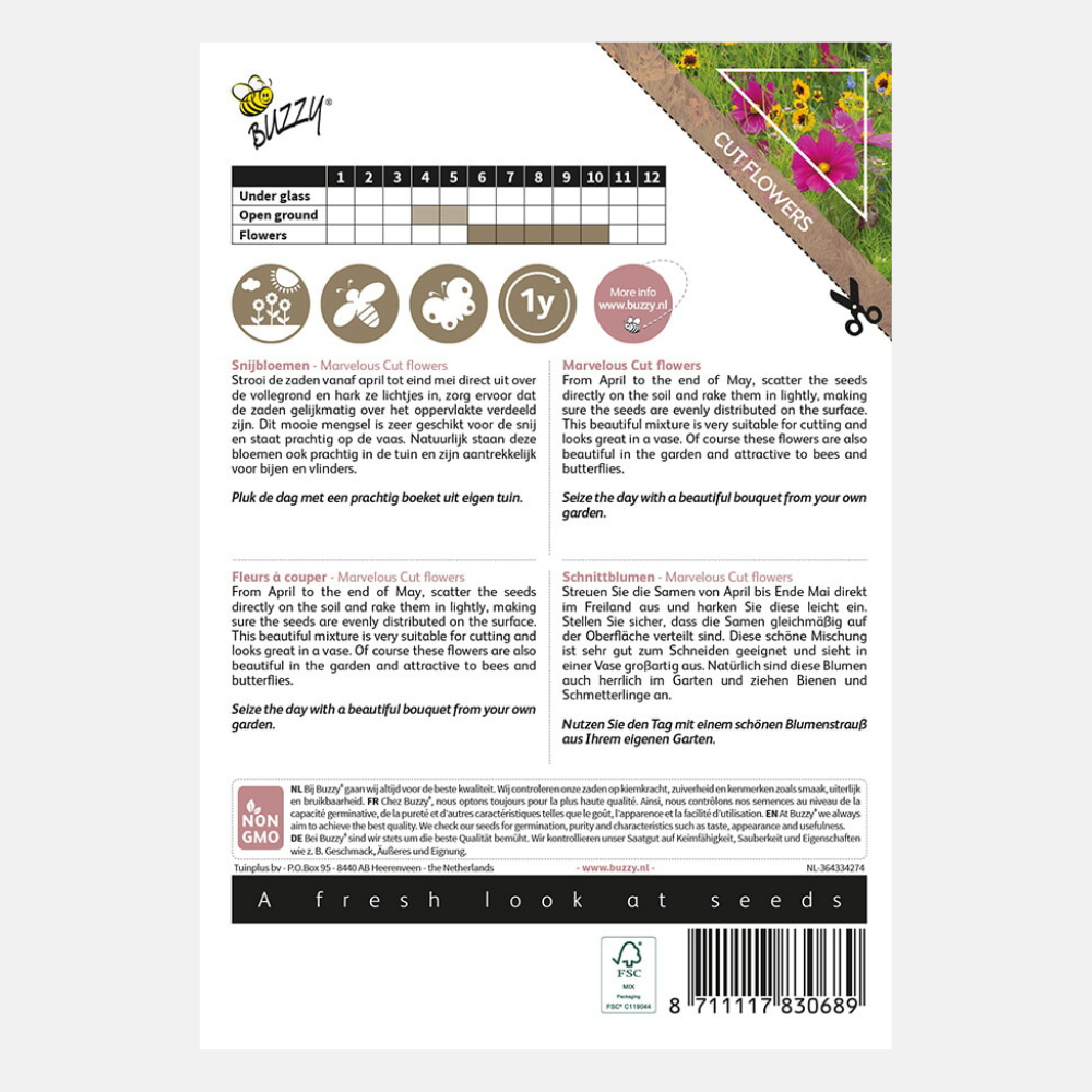 Bouquets colorés « Merveilleuses fleurs coupées »