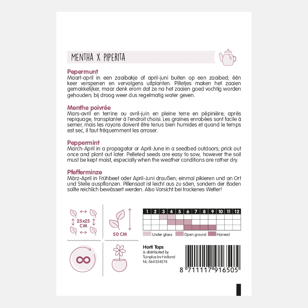 Peppermint - pill seed