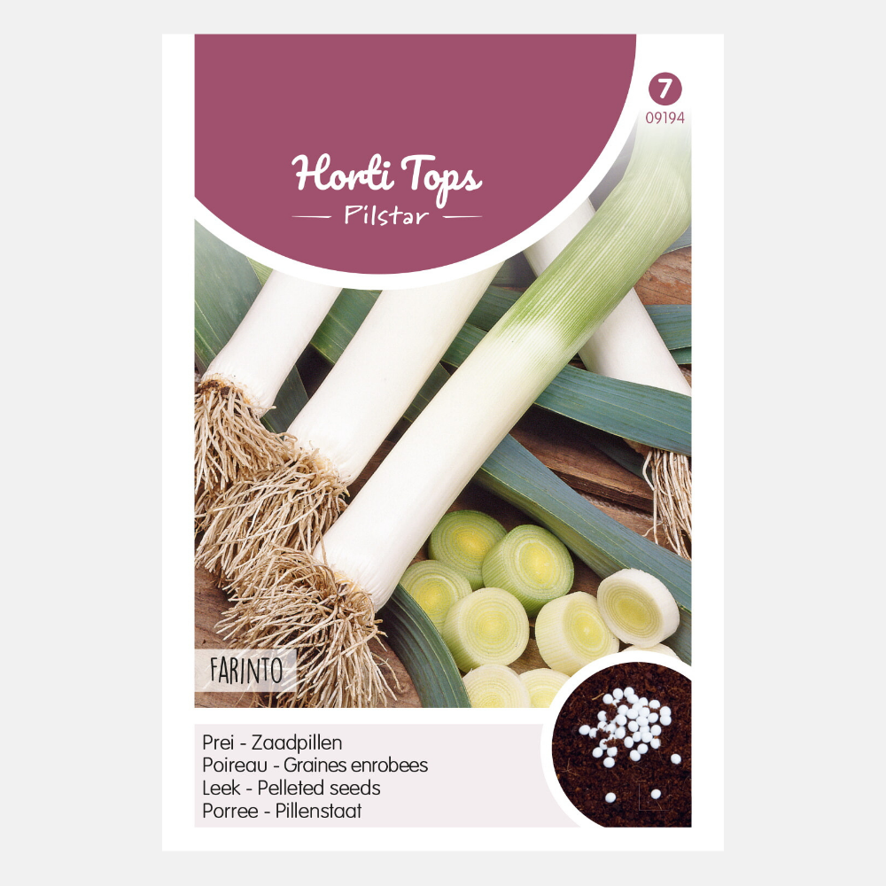 Poireau 'Blue-Green Winter - Farinto' - graines en comprimés