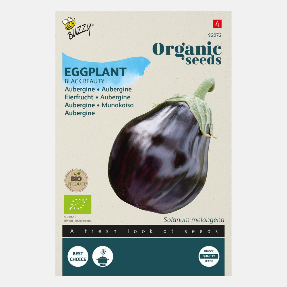 Buzzy® Aubergine Bio 'Black Beauty' BIO