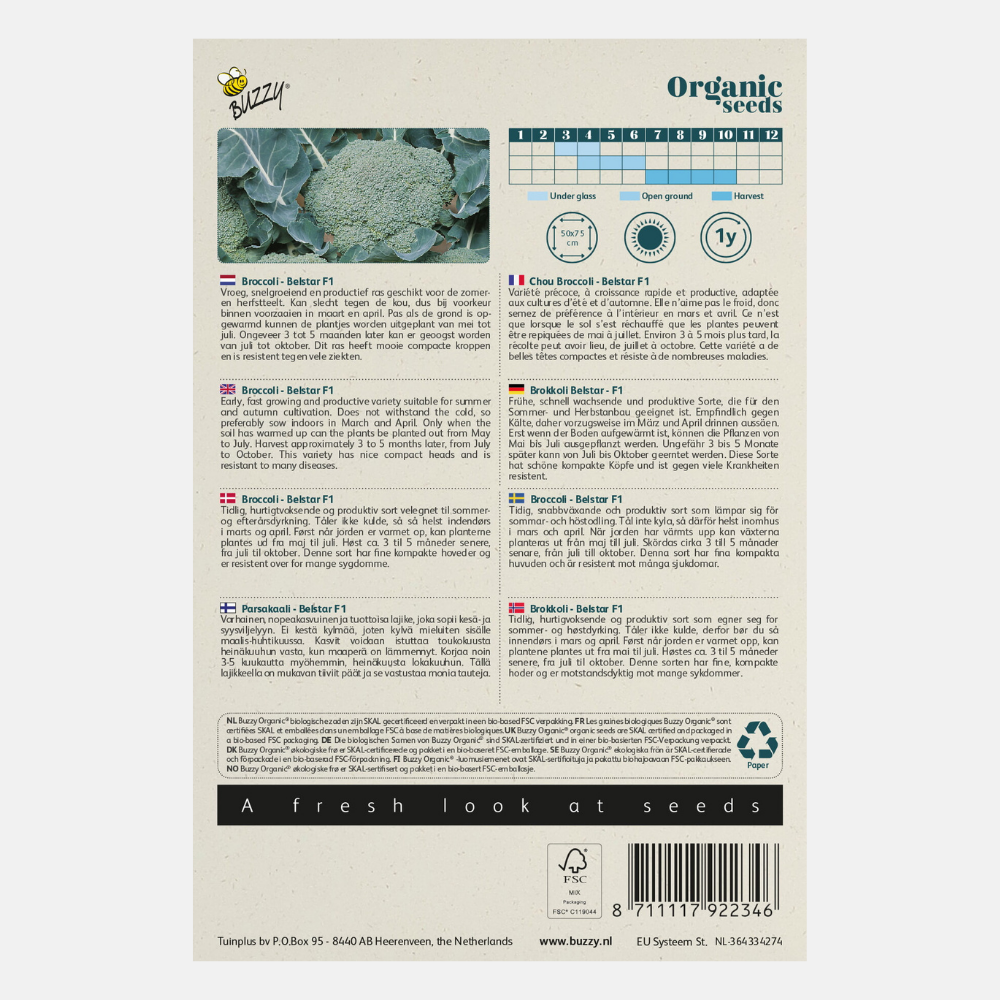 Brocoli 'Belstar' F1 BIO