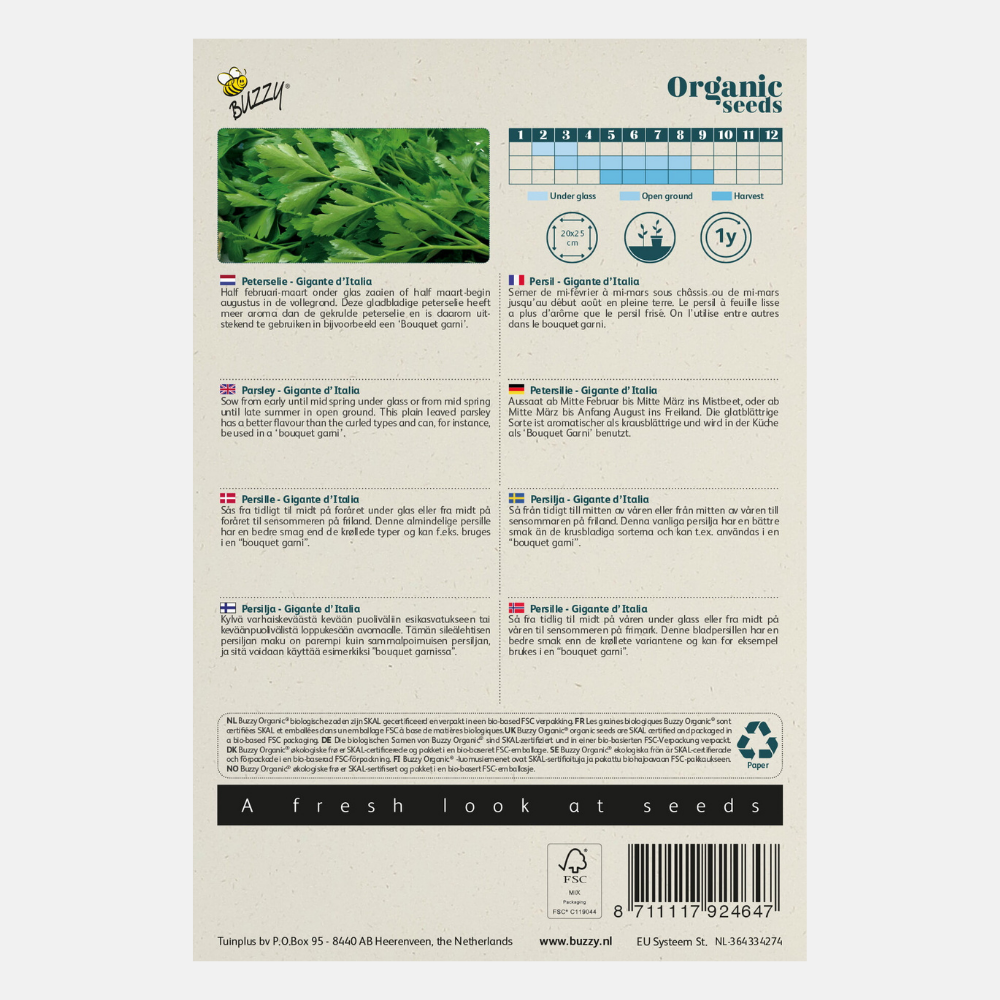 Parsley 'Gigante D'Italia' BIO