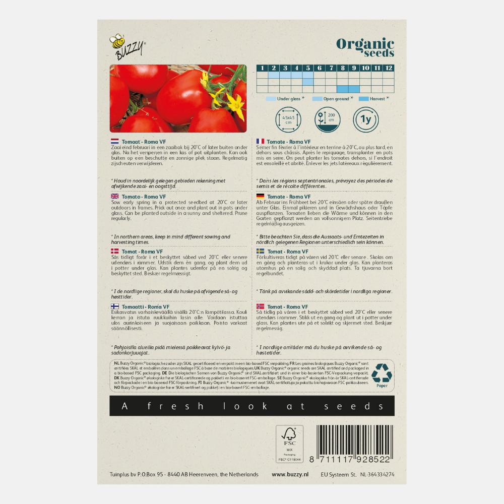 Tomato 'Roma' BIO