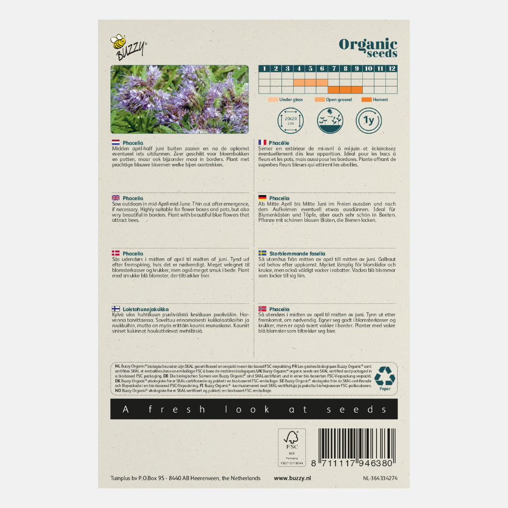 Phacelia - Bee food BIO