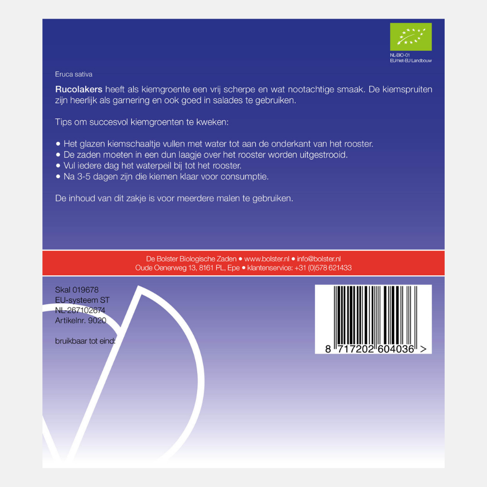 Roquette Cerise - Légumes germés biologiques