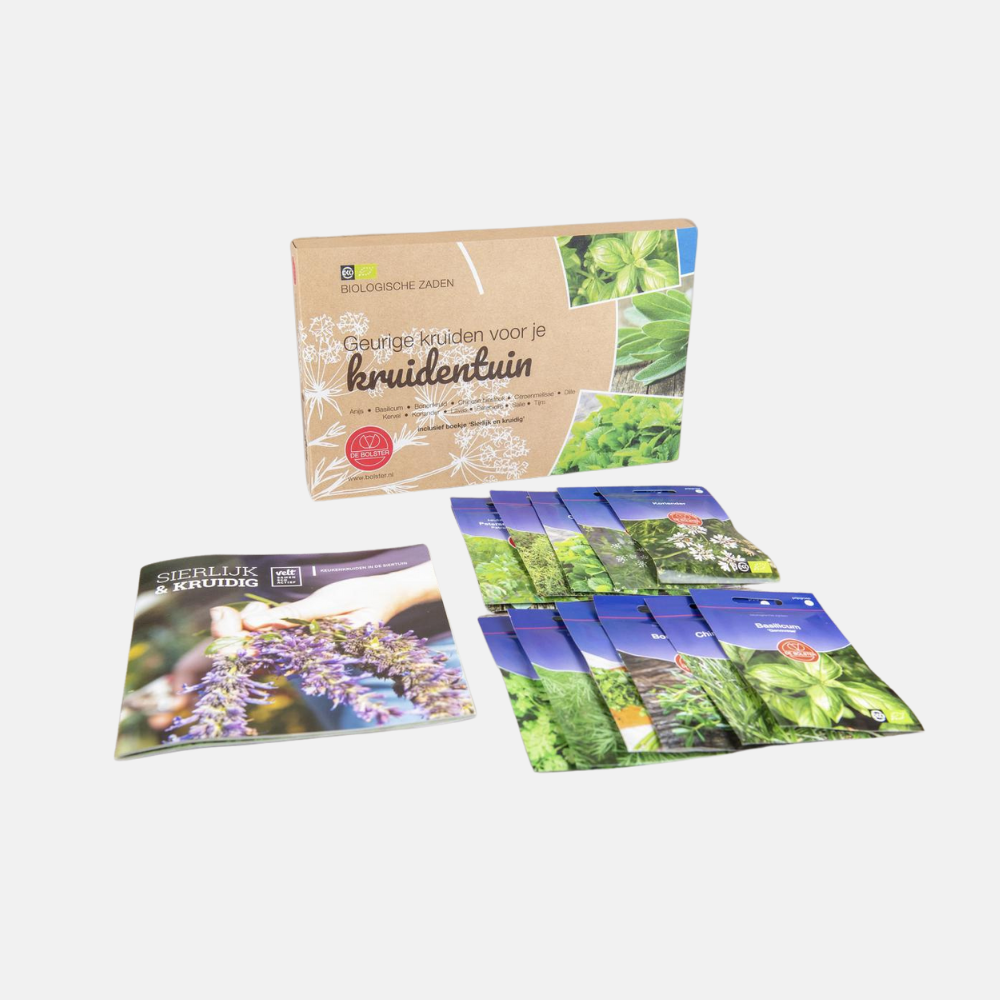 Zadenpakket 'De kruidentuin' BIO
