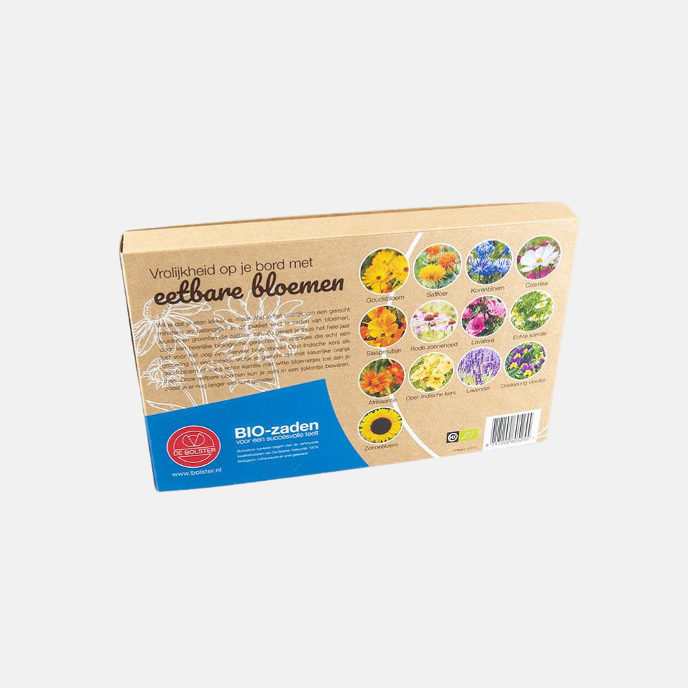 Zadenpakket 'Eetbare bloemen' BIO