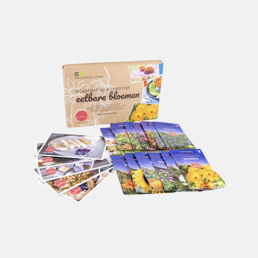 Zadenpakket 'Eetbare bloemen' BIO