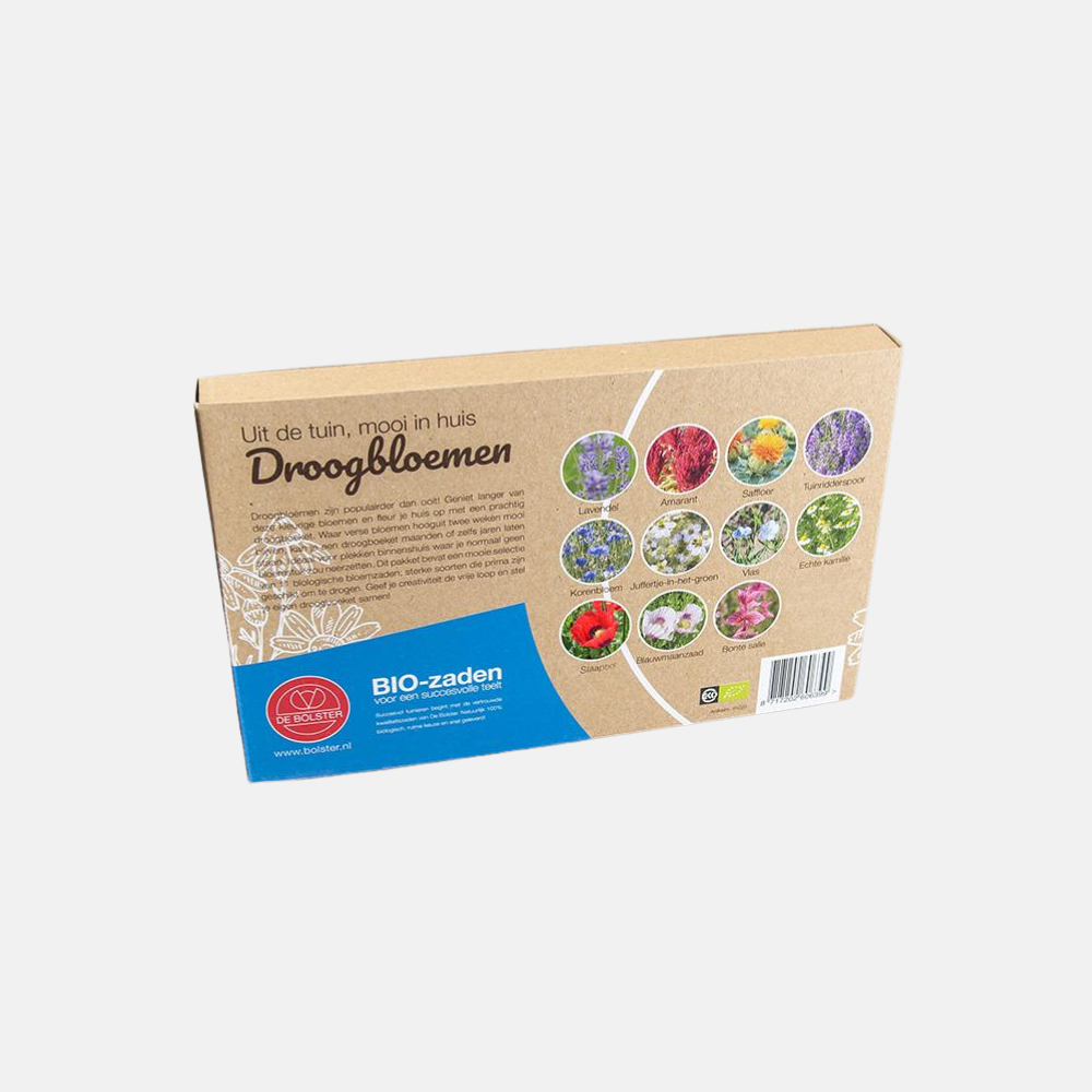 Seed package 'Dry flowers from the garden' BIO