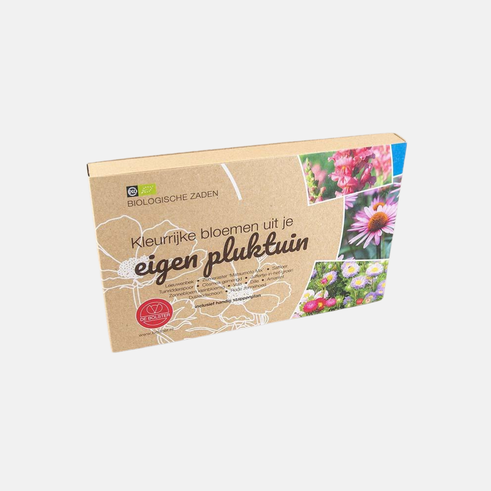 Zadenpakket 'De pluktuin' BIO
