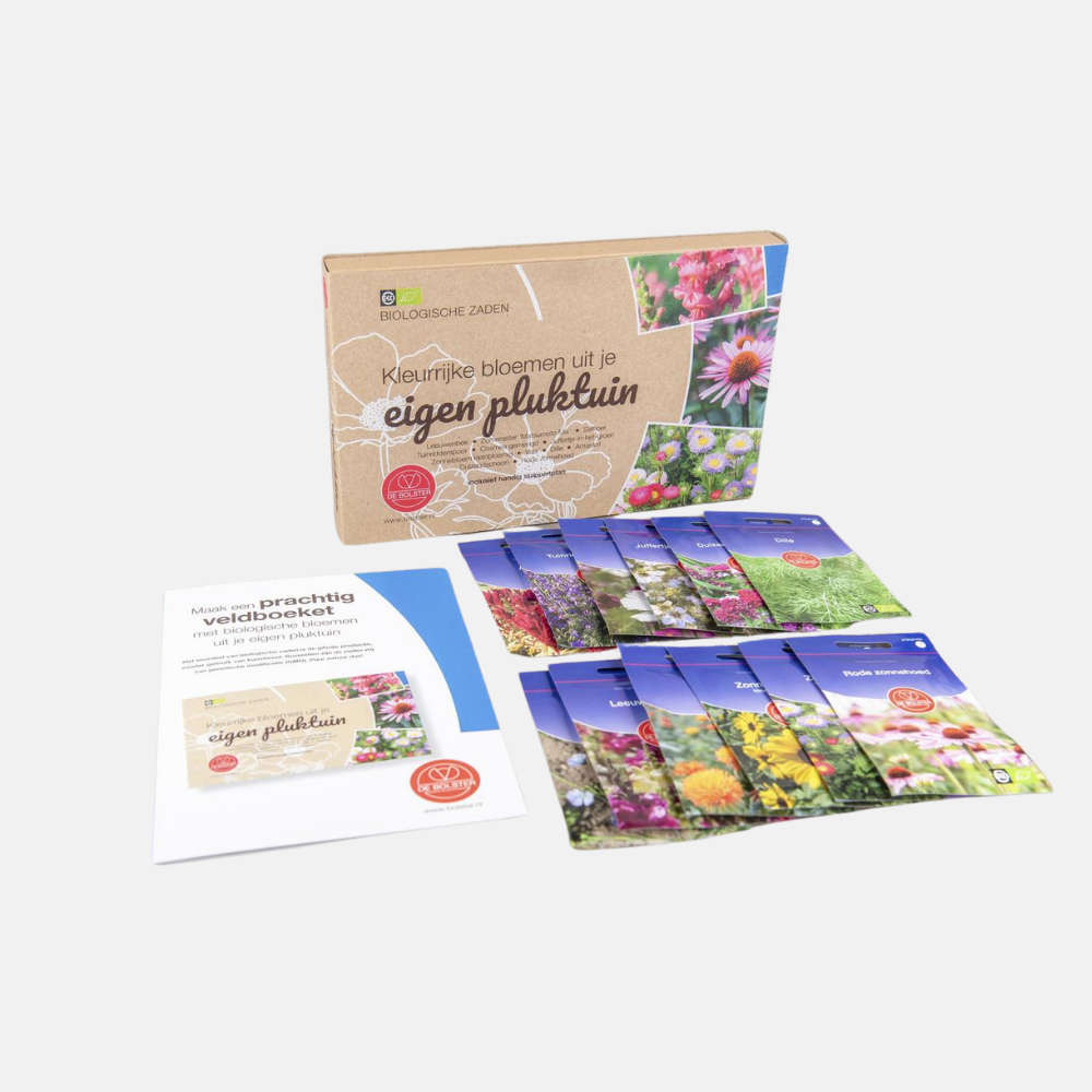 Zadenpakket 'De pluktuin' BIO