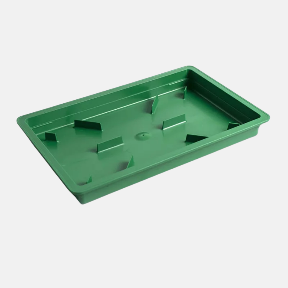 Plateau à semis/base en plastique dur 37x23x6 cm - avec trous