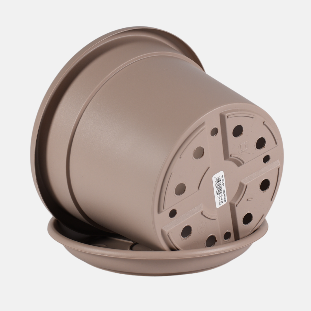 Pot de fleurs en plastique 14 litres - (choisir la couleur)